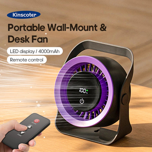 TurboCool Mini Rechargeable Highspeed Fan