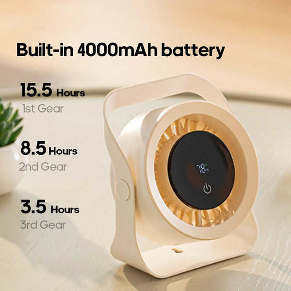 TurboCool Mini Rechargeable Highspeed Fan